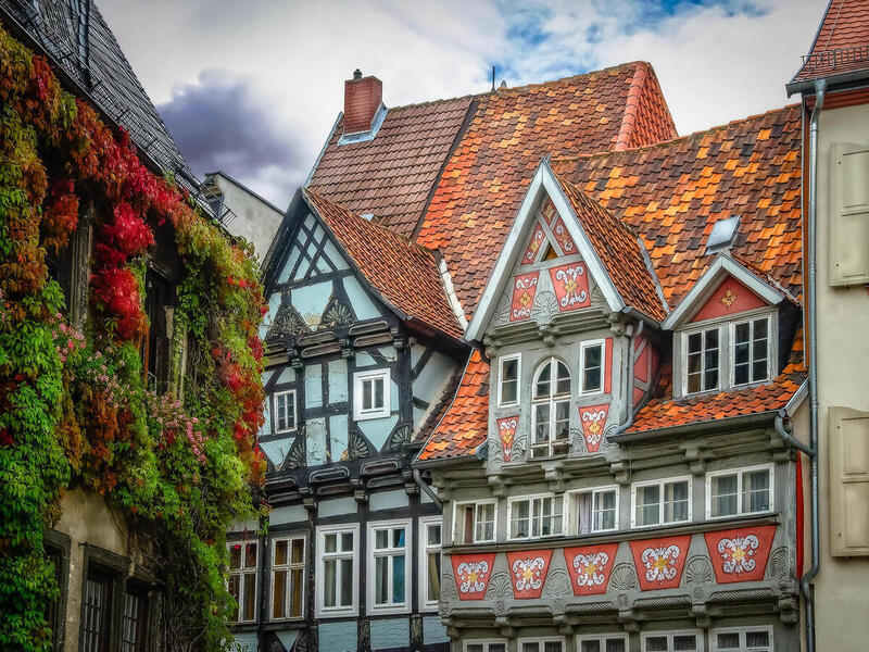 Historical buildings in Quedlinburg