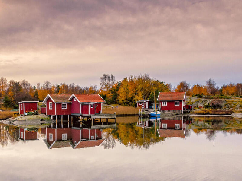 Lake in sweden