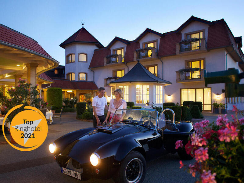 Southern flair awaits you in the 4-star hotel Ringhotel Winzerhof in Rauenberg, surrounded by Kraichgau vineyards